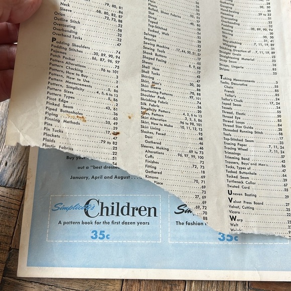 Simplicity Vintage Sewing Book Easy Guide For Beginners and Experts 1954 - Picture 10 of 10